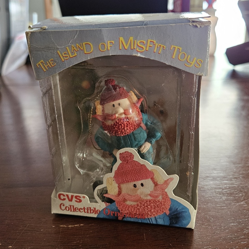 The Island Of Misfit Toys CVS Santa & Yukon Cornelius 1999 Rare Ornaments - Picture 3 of 15